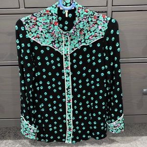 maje button up blouse Size 1